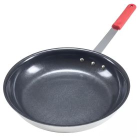 Ceramic Nonstick Egg Pan, Aluminum Frying Pan with Stainless Steel Base, Oven Safe, Dishwasher Safe Skillet (Color: Red, size: 8IN)