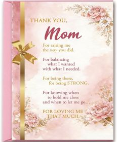 Funny Mother's Day Card for Mom, Humor Mothers Day Gift Ideas from Daughter Son,Unique Mom Gifts With Pink Envelope for Her (Style: OJ 055)