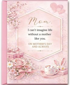 Funny Mother's Day Card for Mom, Humor Mothers Day Gift Ideas from Daughter Son,Unique Mom Gifts With Pink Envelope for Her (Style: OJ 057)